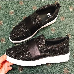 Glitter Slip on Sneakers